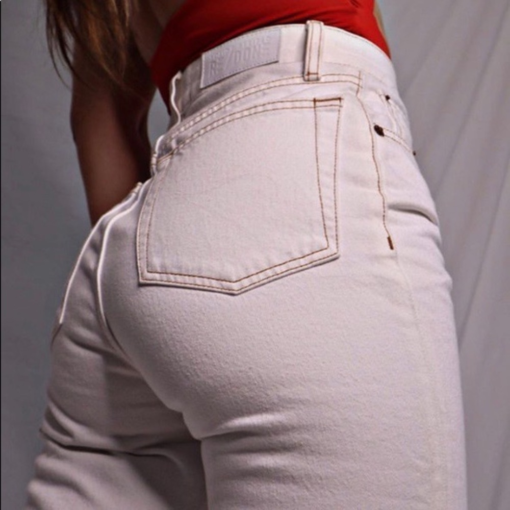 Solid & Striped x RE/DONE Beach Jean in White Denim